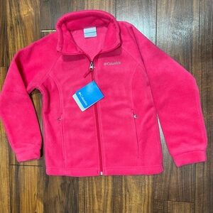 Columbia Youth Hot Pink Fleece Jacket